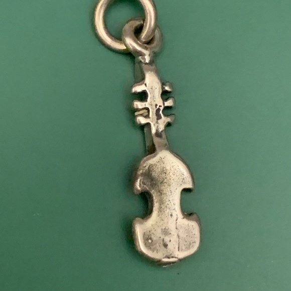 Violin Sterling Silver Jewelry Charm #string instrument - Picture 2 of 4